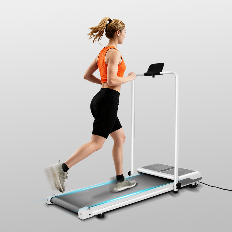 Running Gear Gym - 2-in-1 Faltbares Platzsparendes Laufband, Elektrisches Fitnessgerät