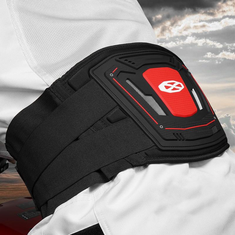 Running Gear Reflective - Lendenwirbelstützgürtel, reflektierend, verstellbare Ausrüstung, Motorrad-Taillenschutzausrüstung für