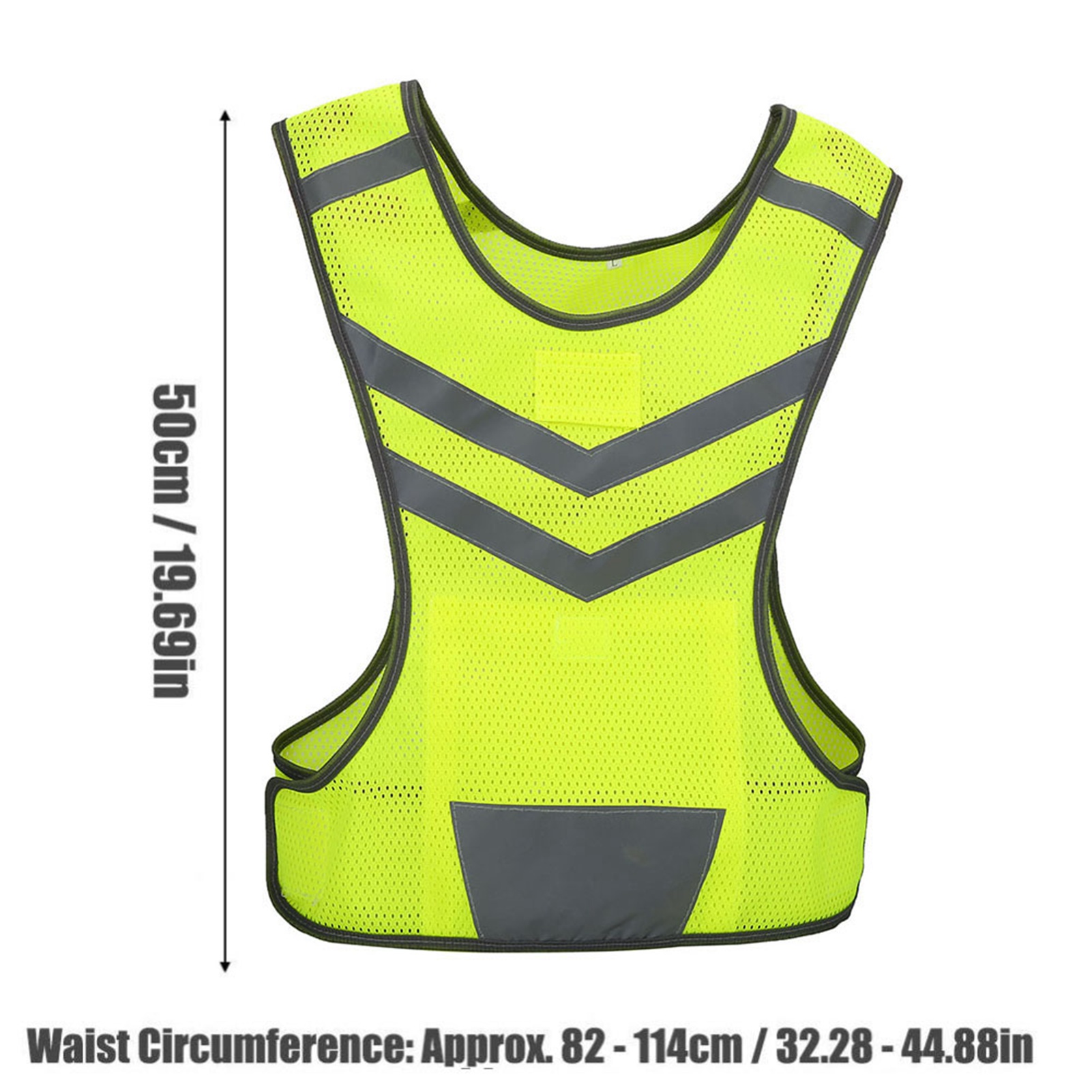 Running Gear Reflective - Hochsichtbare, verstellbare, reflektierende Sicherheitsweste für Outdoor-Sportarten,