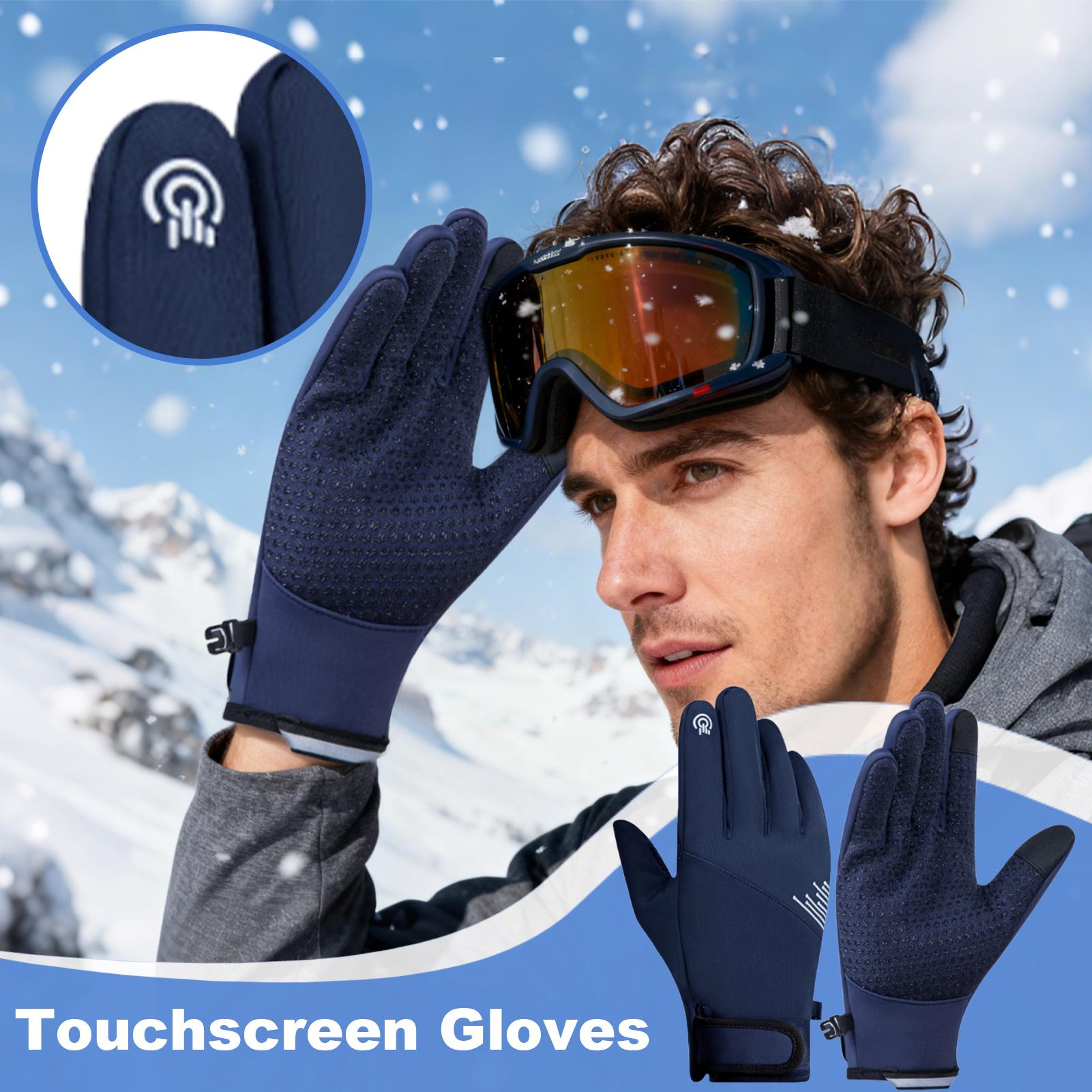 Running Gear In Cold Weather - Handschuhe für kaltes Wetter, winddichte Thermo-Touchscreen-Handschuhe