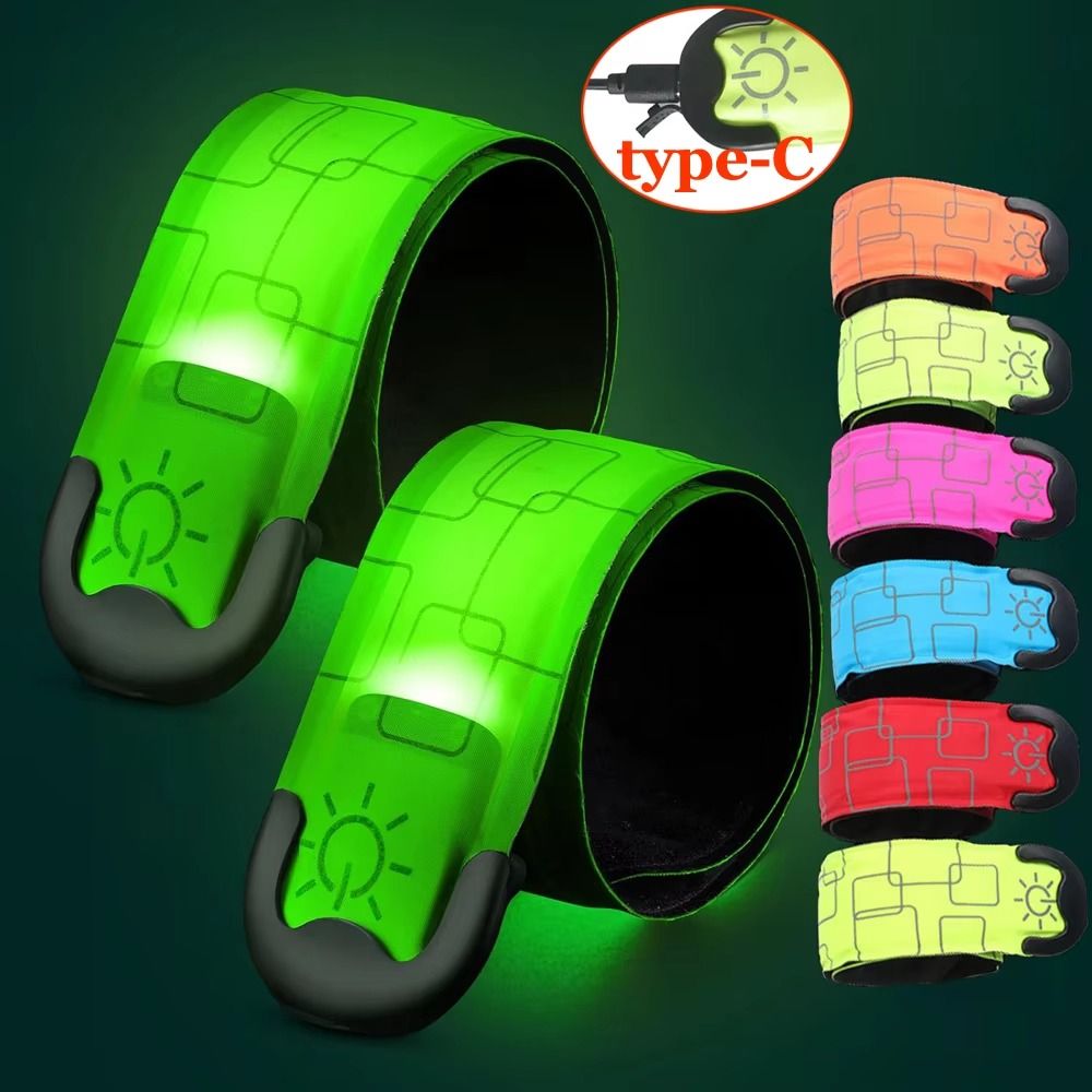 Running Gear For Night - Batteriebetriebenes Nachtlauf-Armband USB-Aufladbar Hochsichtbare Reflektierende Laufausrüstung