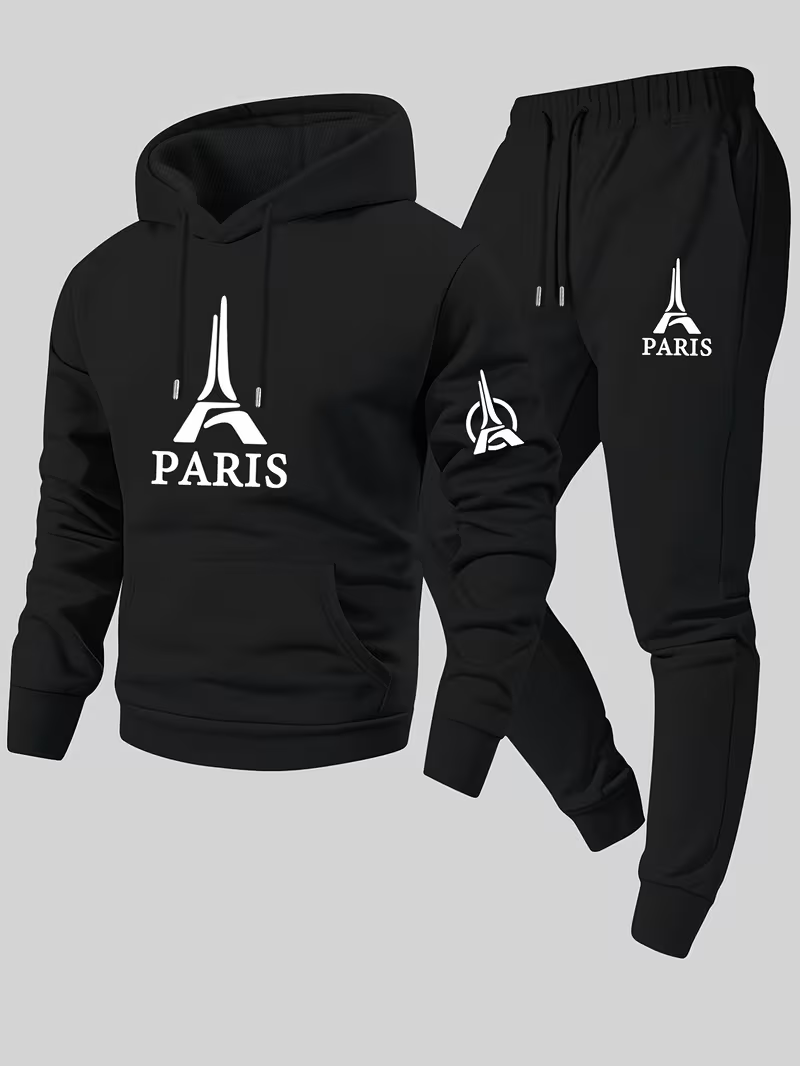 Running Gear Shop - Paris Herren Urban Casual Zweiteiler Set