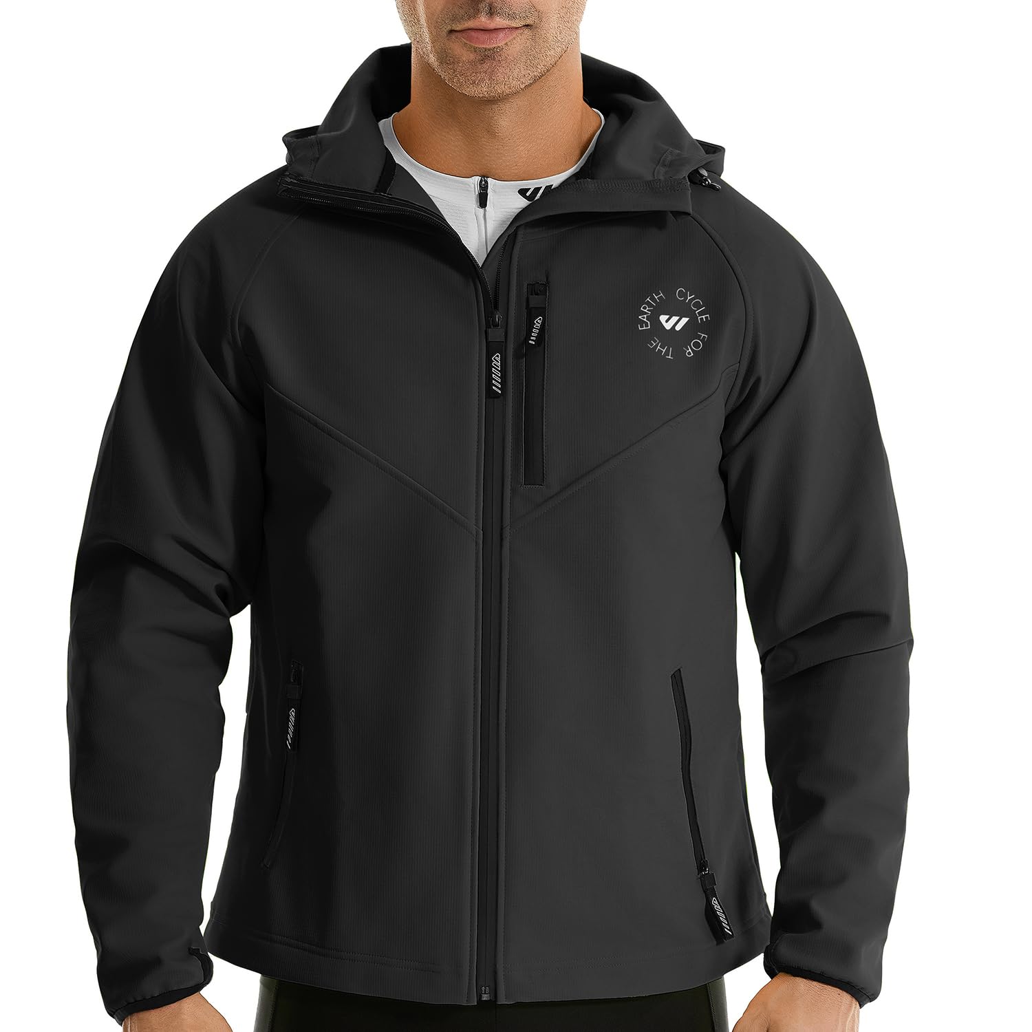 Running Gear In Cold Weather - Wulibike Winter-Radjacke für Herren, wasserdichte Laufjacke
