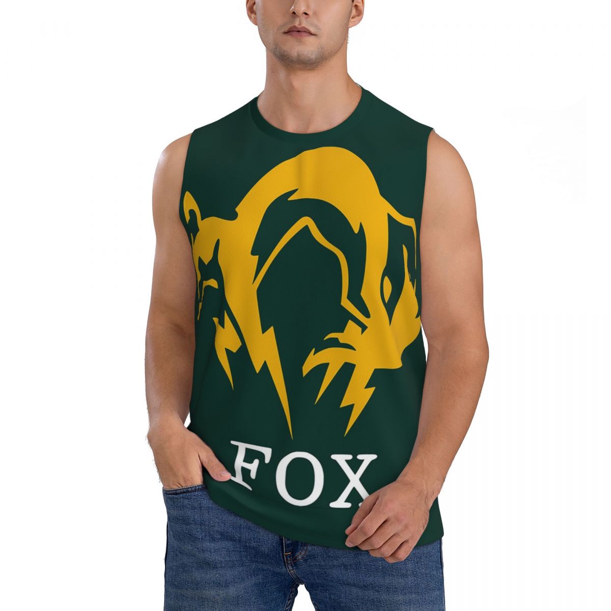 Running Gear Shop - Metal Gear Solid Fox Herren ärmellose