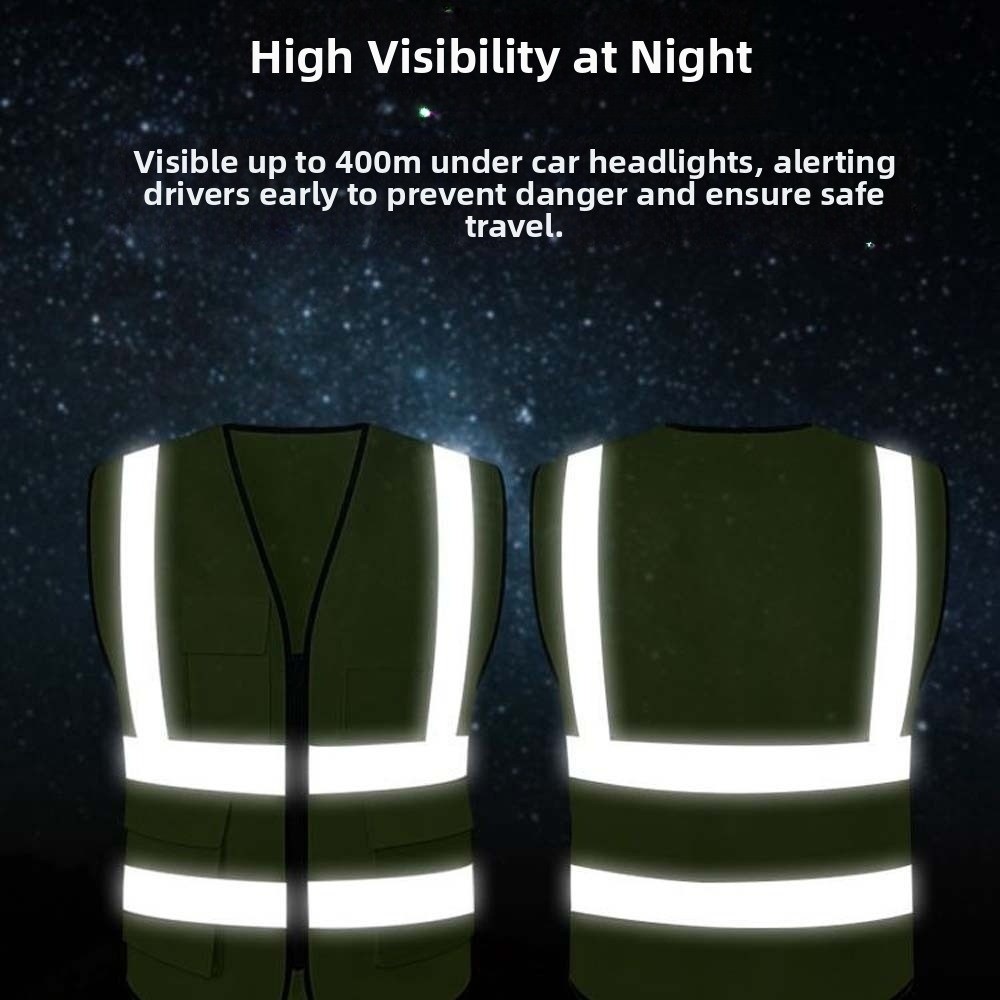 Running Gear Reflective - Reflektierende Warnweste mit hoher Sichtbarkeit, Einheitsgröße,