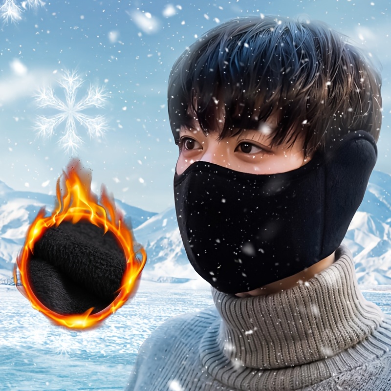 Running Gear In Cold Weather - 1 Stück Winter-Fahrrad-Gesichtsmaske mit Frostschutz, Fahrradausrüstung