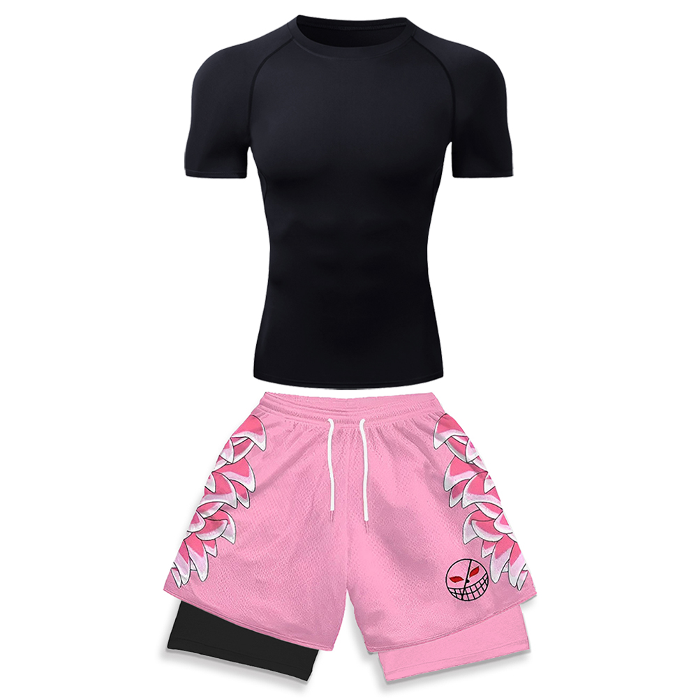 Running Gear Gym - Hochelastische Trainingskleidung für Männer Weißes Kompressions-T-Shirt