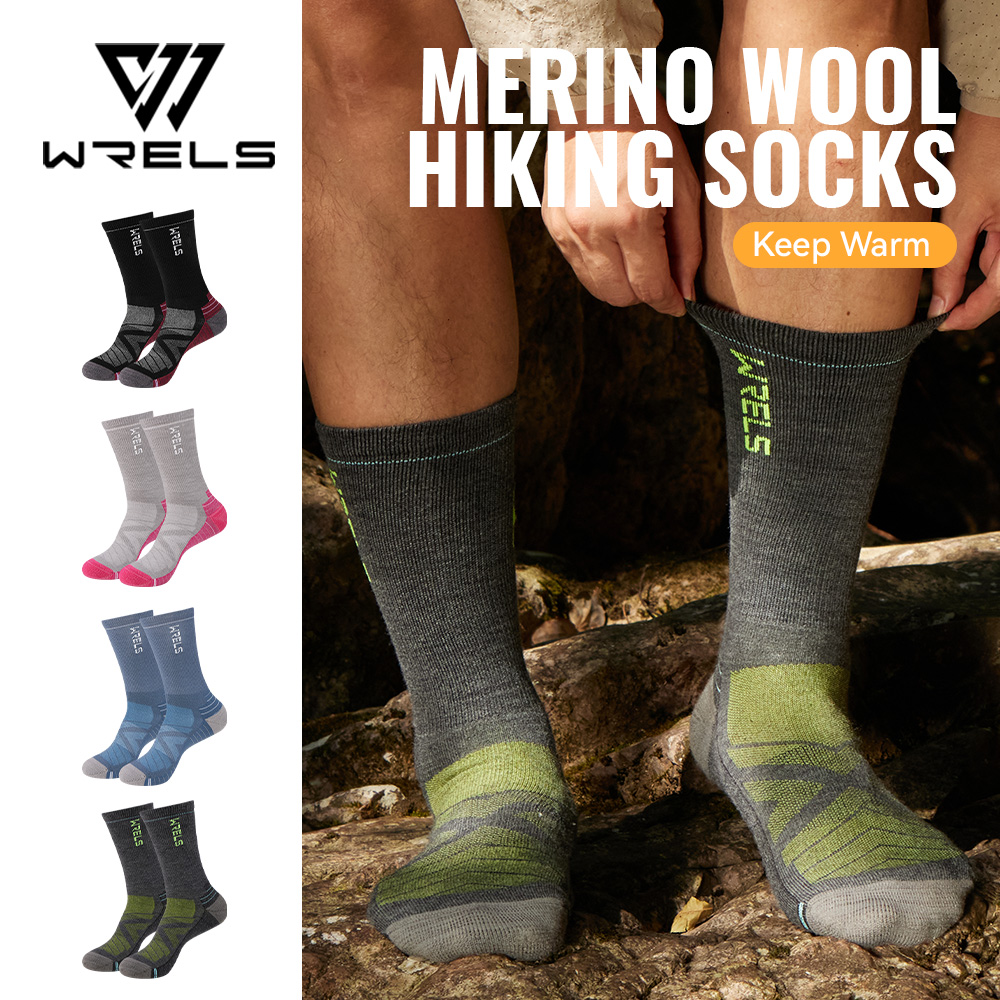 Anti Blister Sock - WRELS 1/2/3 Socken aus Merinowolle, thermische