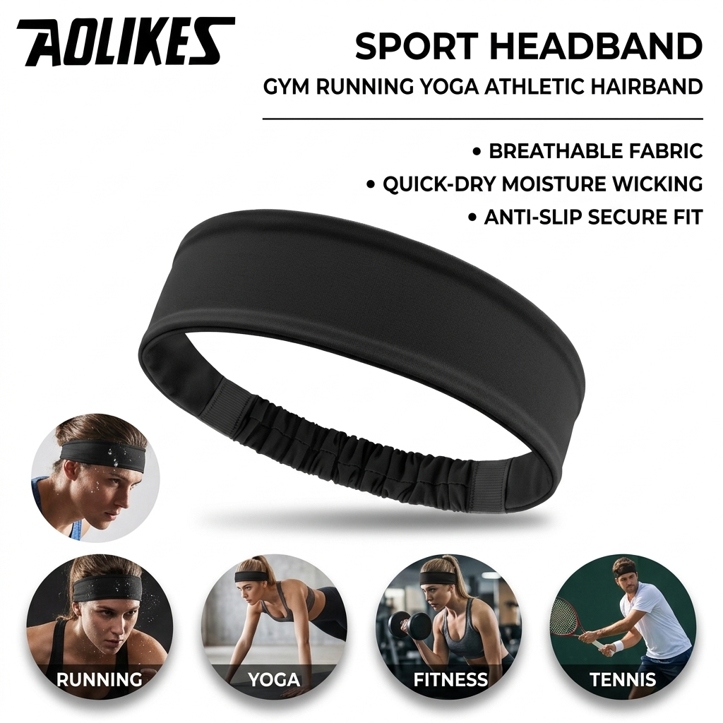 Polyester-Schweißband für Fitn – Running Gear Gym Bewertung und Preis