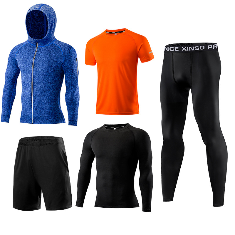 5-teiliges Herren-Fitness-Klei – Running Gear Gym Bewertung und Preis