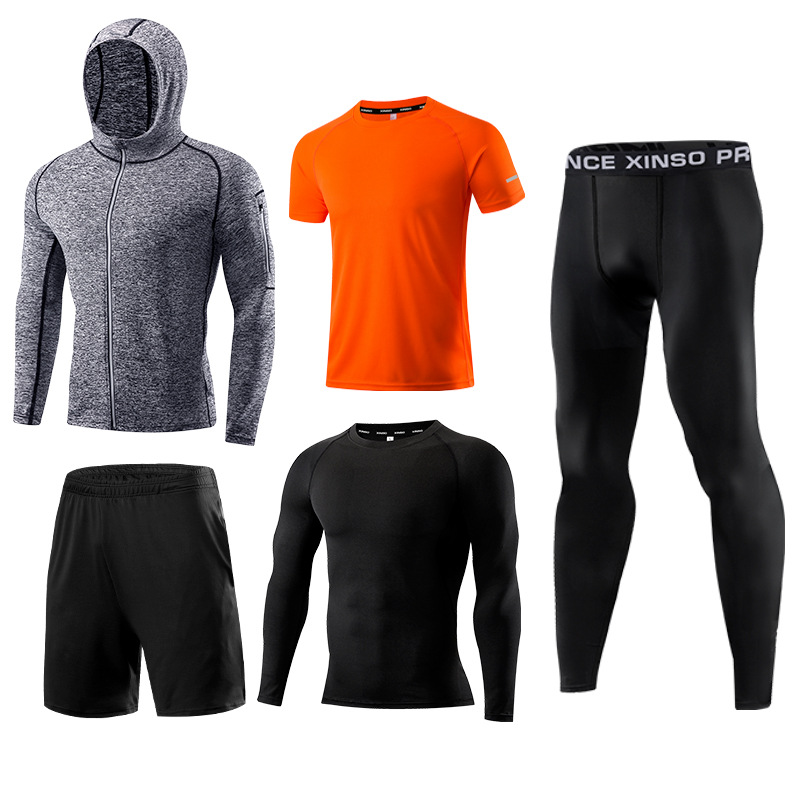 5-teiliges Herren-Fitness-Klei – Running Gear Gym Bewertung und Preis