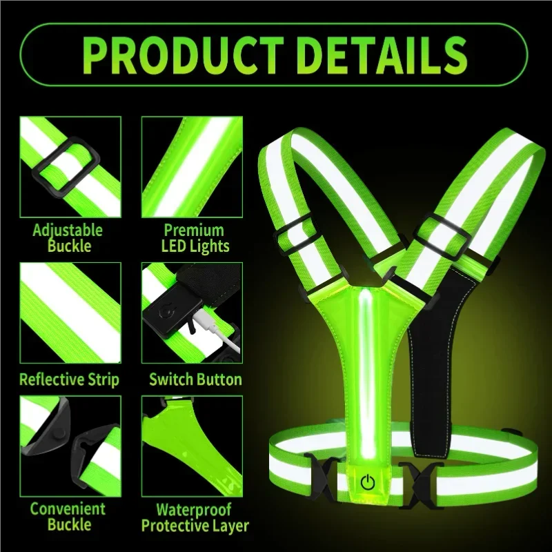 LED-Reflektorweste Laufausrüst – Running Gear Reflective Bewertung und Preis