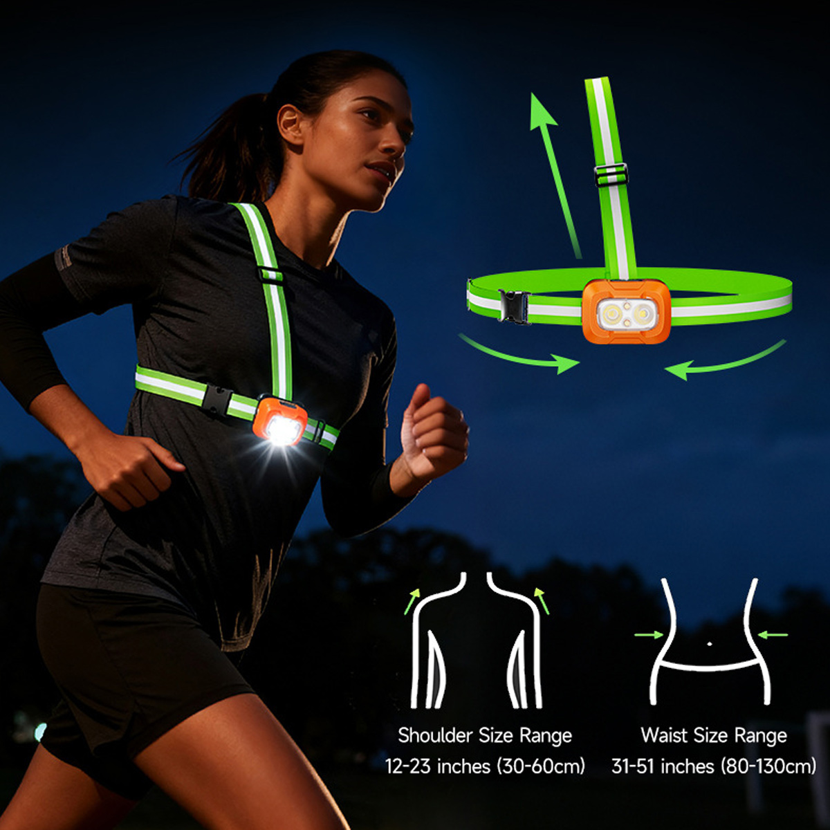 Laufleuchte, über USB wiederau – Running Gear Reflective Bewertung und Preis