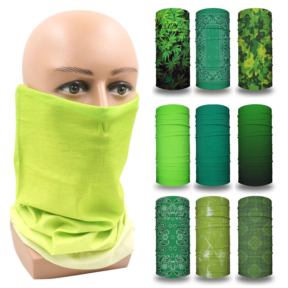 Grüne Gesichts-Bandanas-Abdeck – Running Gear Green Bewertung und Preis